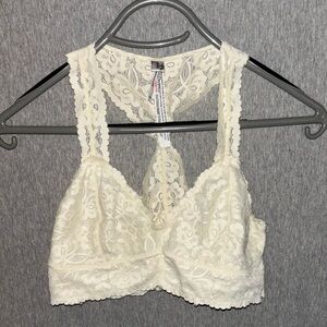 Intimately by Free People  Ivory Lace Bralette